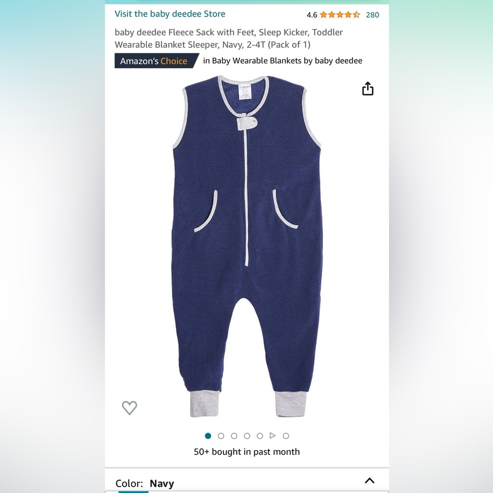 2T-4T Baby DeeDee Sleep Kicker